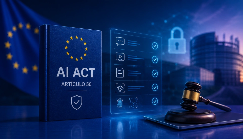 Artículo 50 del AI Act: qué cambia para empresas y contenidos con IA